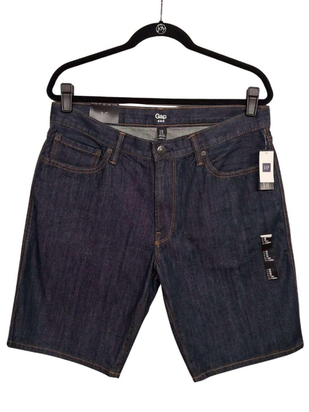 Gap Men's Dark Blue Denim Bermuda Shorts 33 NWT